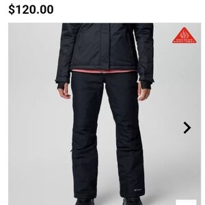 Columbia Bugaboo Waterproof Ski Pants-Black-Small (Adjustable waist)